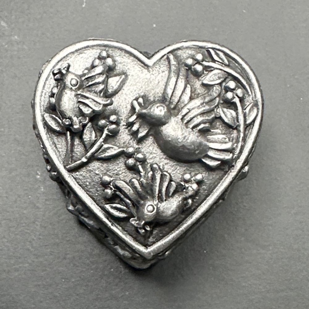 TORINO PEWTER JEWELRY TRINKET BOX SET